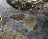 Acid Stain Stamped Concrete Stairs
