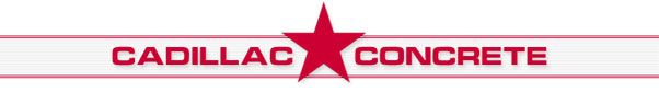Cadillac Concrete Stamps Logo