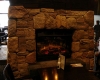Flexcment Stamped Concrete Fireplace