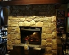Flexcment Stamped Concrete Fireplace
