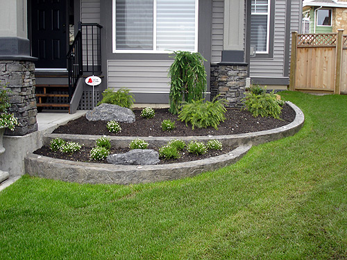 Flexcment Stamped Concrete Wall