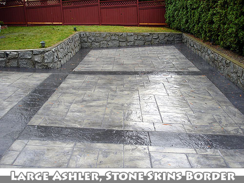 Stamped Concrete Driveway