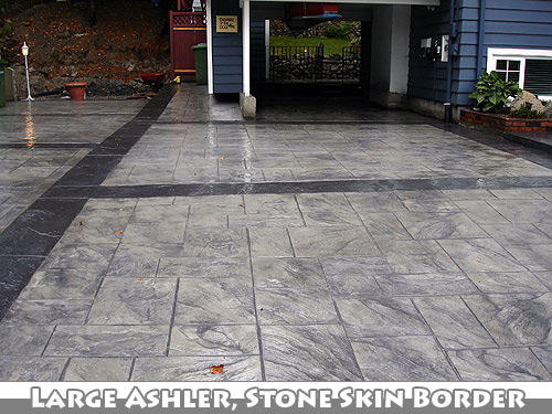Stamped Concrete Driveway