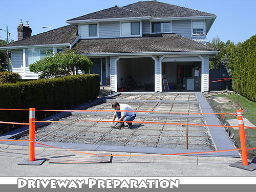 Stamped Concrete Driveway
