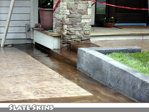 Stamped Concrete Driveway