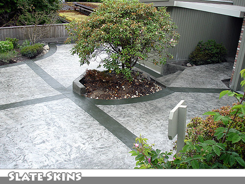 Stamped Concrete Driveway