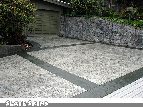Stamped Concrete Driveway