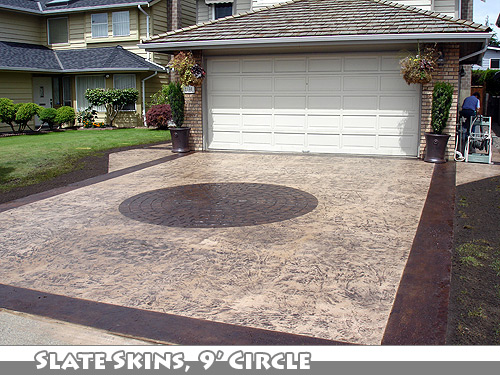 Stamped Concrete Driveway