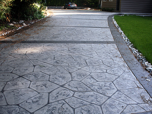 Stamped Concrete Driveway