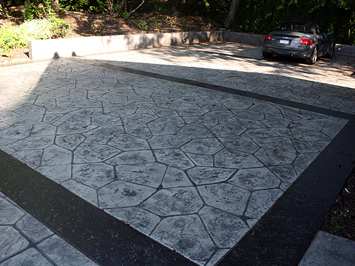 Stamped Concrete Driveway
