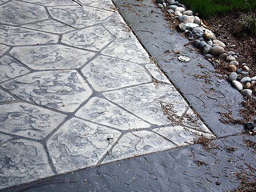 Stamped Concrete Driveway