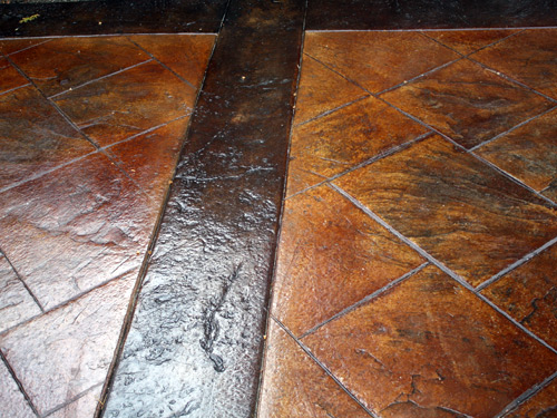 Stamped Concrete Driveway