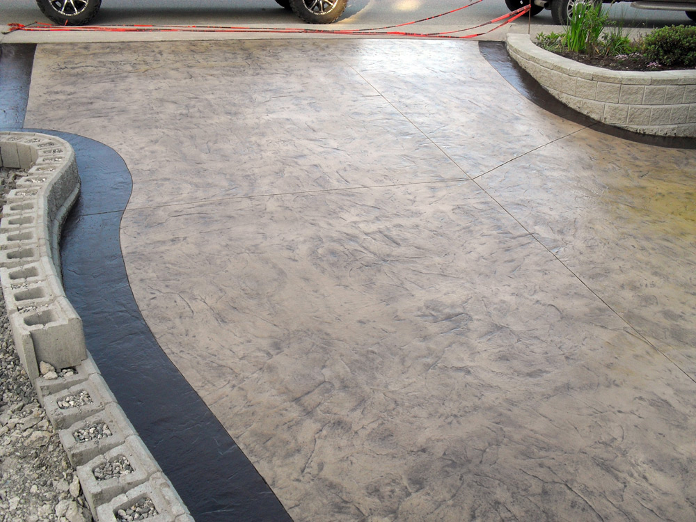 Stamped Concrete Driveway