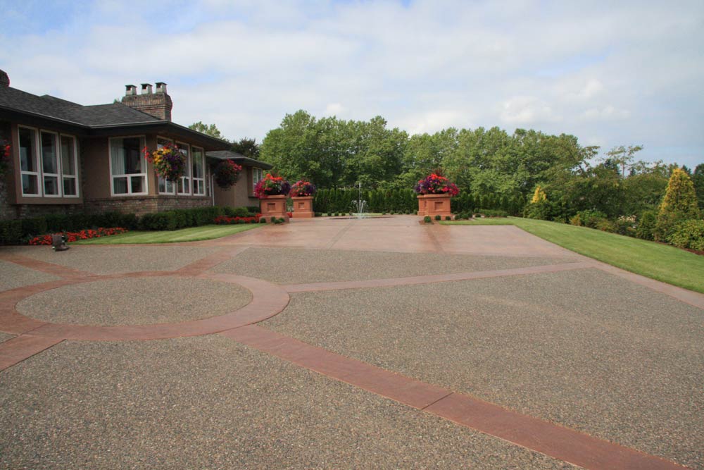 Stamped Concrete Driveway