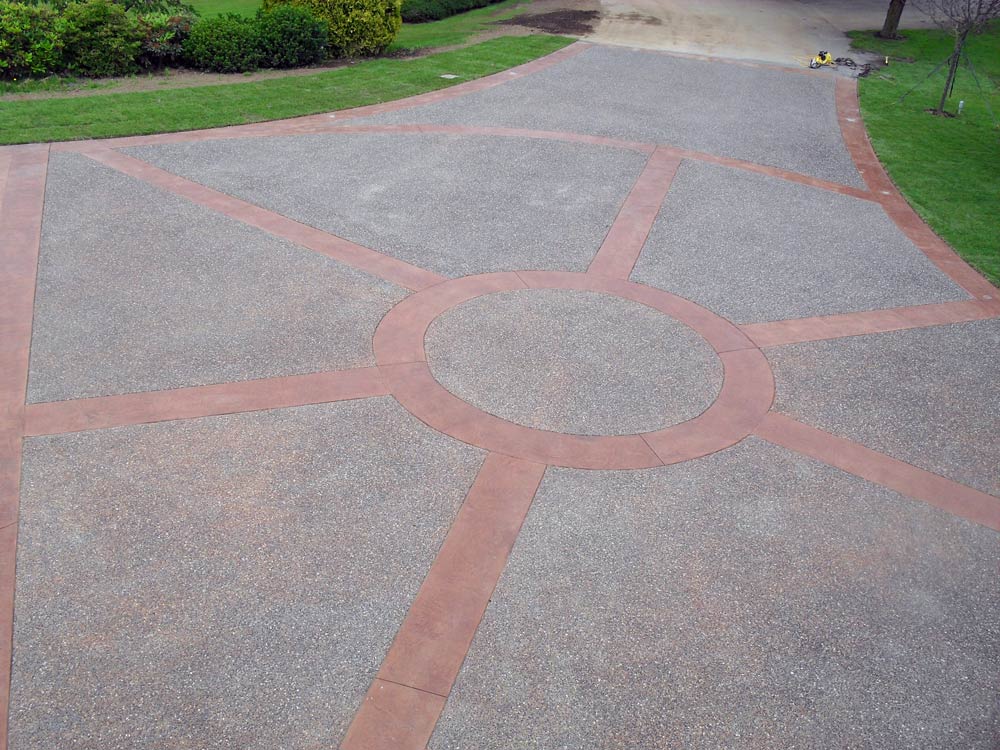 Stamped Concrete Driveway