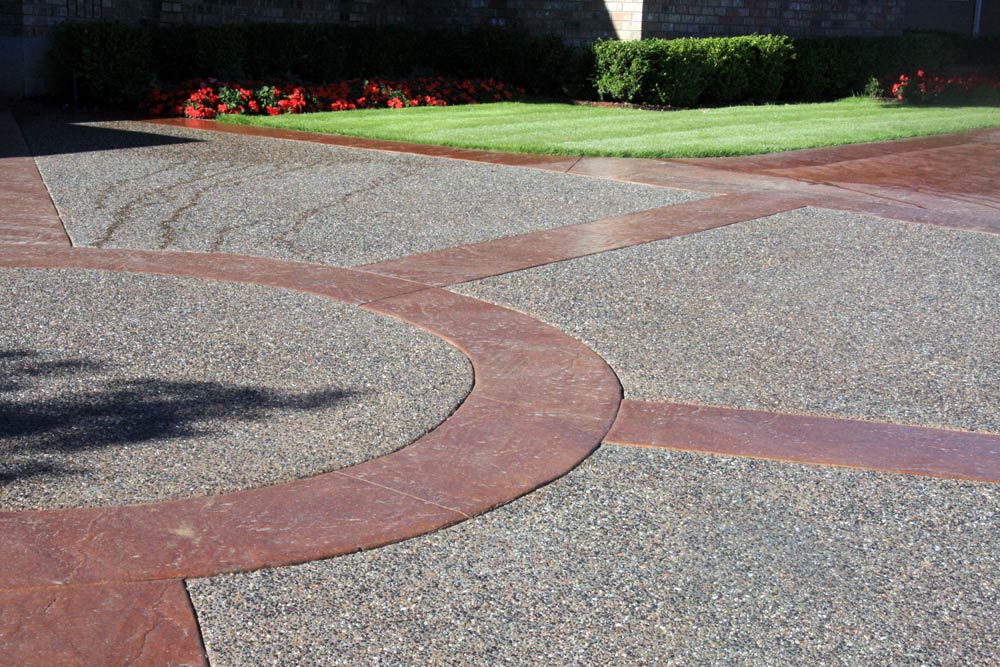 Stamped Concrete Driveway