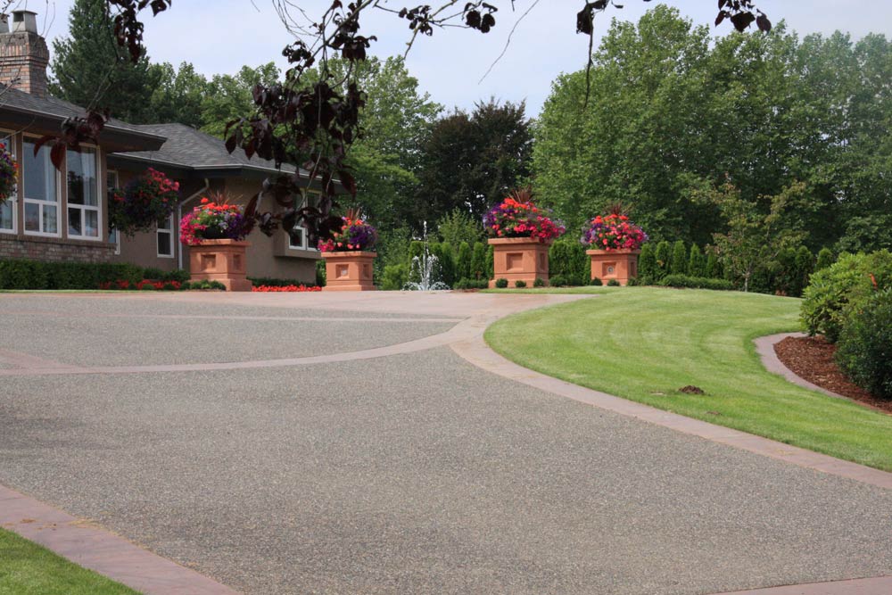 Stamped Concrete Driveway