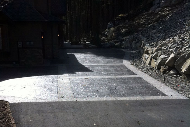 Stamped Concrete Driveway