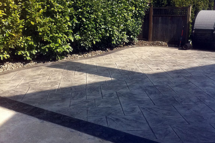 Stamped Concrete Driveway