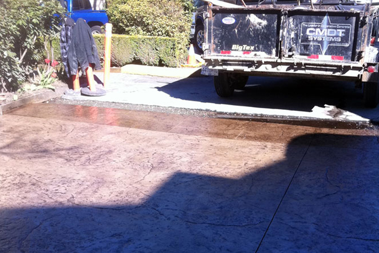 Stamped Concrete Driveway