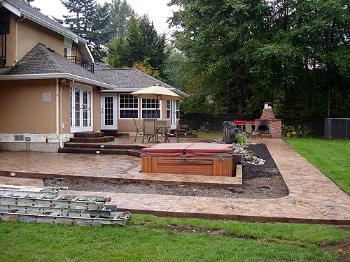 Stamped Concrete Patio
