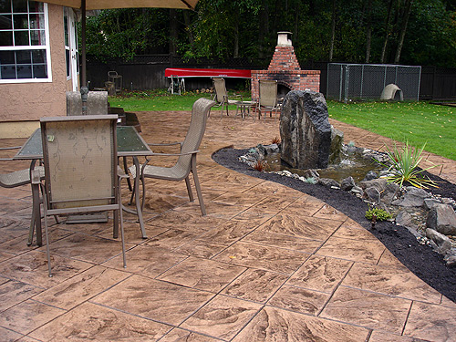 Stamped Concrete Patio
