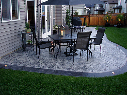 Stamped Concrete Patio