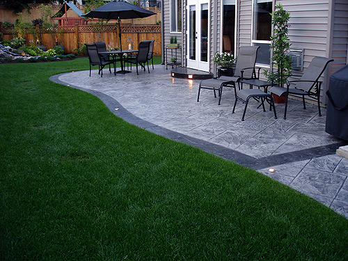 Stamped Concrete Patio