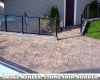Large Ashler with Stone Skin Border Stamped Concrete Pool