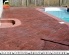 Large Ashler with Stone Skin Border Stamped Concrete Pool