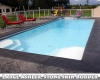 Large Ashler with Stone Skin Border Stamped Concrete Pool