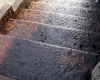 Acid Stain Stamped Concrete Stairs
