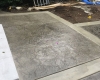 Acid Stain Stamped Concrete Stairs